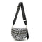 Black and white leopard print